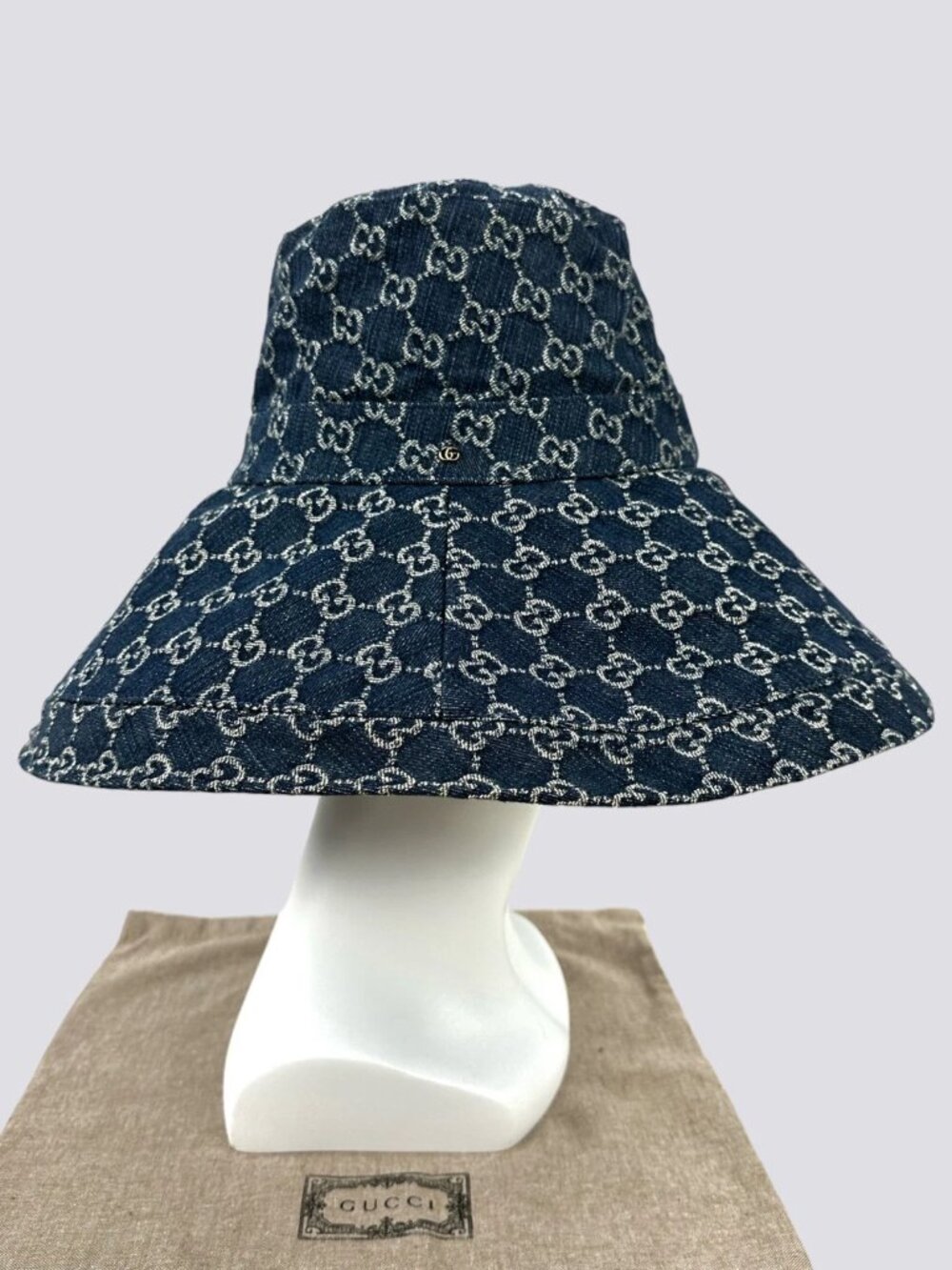 Gucci Women’s GG canvas wide brim hat - Picture 4 of 12